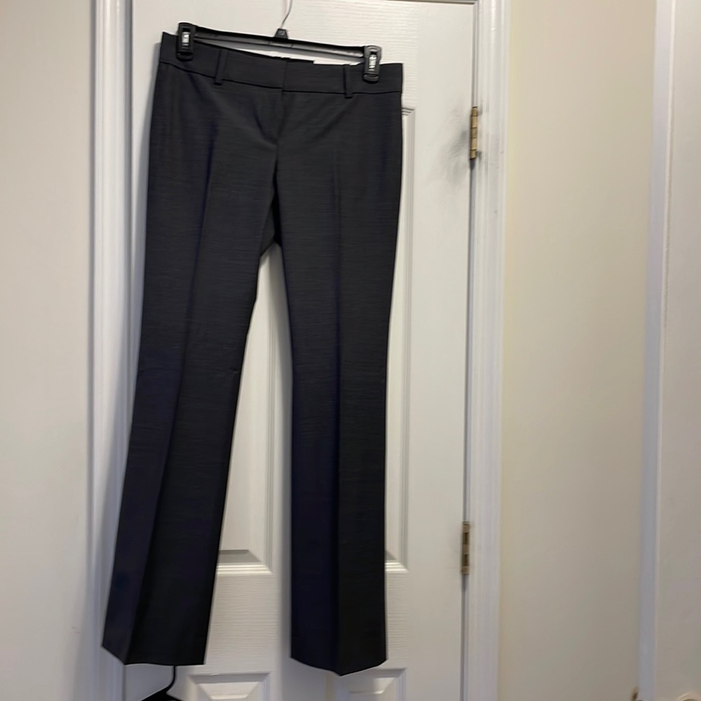 Flair leg wool trousers